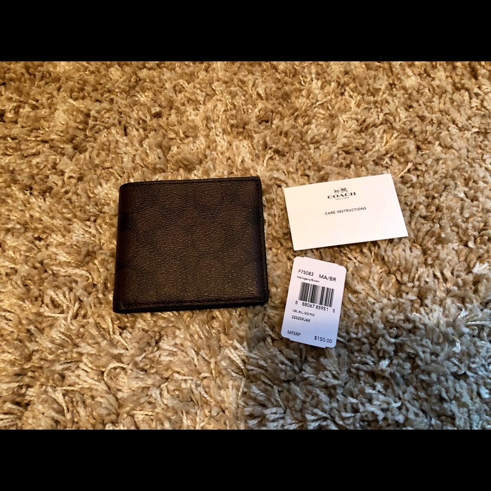New! Men’s coach wallet